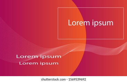 abstract colorful cover with text
