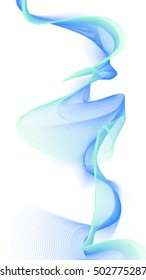 Abstract colorful creative wave line background. 16:9 ratio format. Vector illustration background design.
