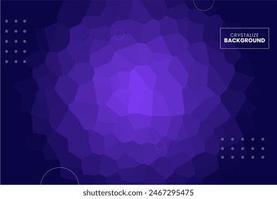 Abstractas colorido cristalizado Fondo de pantalla de fondo, geométrico, polígono y triángulo en forma de mosaico de fondo púrpura uso de color para la promoción de negocios en póster, volante, tarjeta de invitación