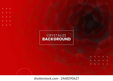 Abstract colorful crystallized background wallpaper, geometric, polygon and triangle-shaped mosaic background, perfect use for business promotion on posters, flyers, and invitation cards