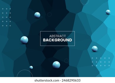 Abstrakter farbenfroher, kristallisierter Hintergrund-Bildschirmhintergrund, geometrischer, polygonförmiger und dreieckiger Mosaik-Hintergrund, perfekte Verwendung für die Geschäftsförderung auf Plakaten, Flyern und Einladungskarten