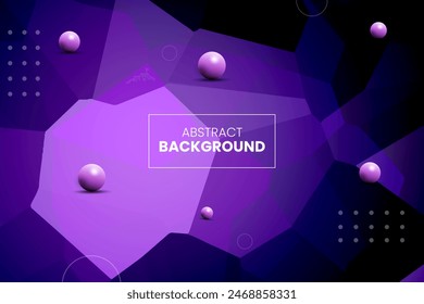 Abstract colorful crystallized background wallpaper, geometric, polygon and triangle-shaped mosaic background, perfect use for business promotion on posters, flyers, and invitation cards
