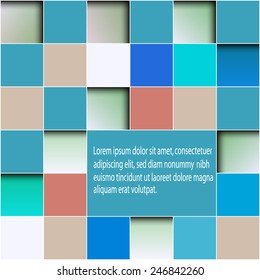 Abstract Colorful Cube Design Template. Vector illustration.