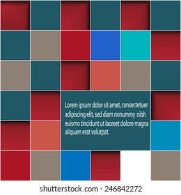Abstract Colorful Cube Design Template. Vector illustration.