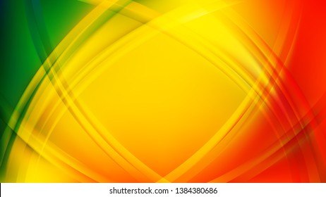 Abstract Colorful Curve Background Vector