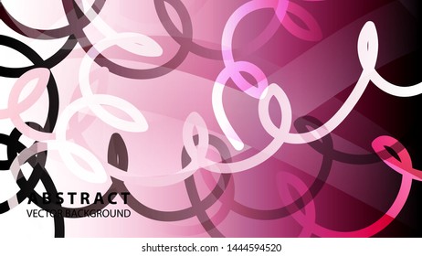 Abstract Colorful Curve Line Background with gradient color - vector