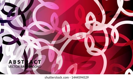 Abstract Colorful Curve Line Background with gradient color - vector
