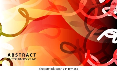 Abstract Colorful Curve Line Background with gradient color - vector