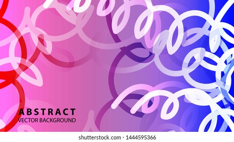 Abstract Colorful Curve Line Background with gradient color - vector