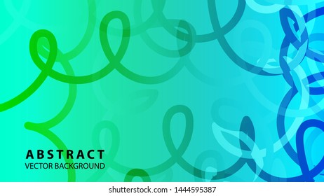 Abstract Colorful Curve Line Background with gradient color - vector