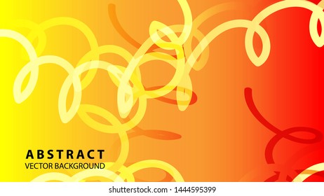 Abstract Colorful Curve Line Background with gradient color - vector