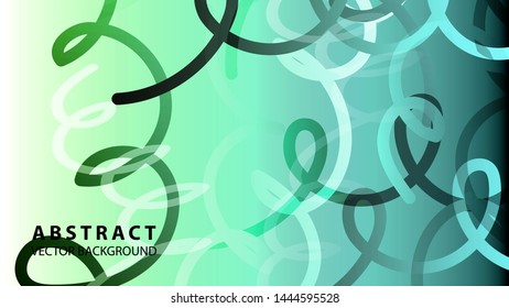 Abstract Colorful Curve Line Background with gradient color - vector