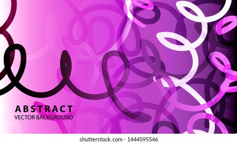 Abstract Colorful Curve Line Background with gradient color - vector
