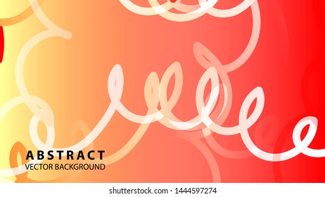 Abstract Colorful Curve Line Background with gradient color - vector