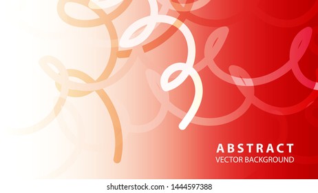 Abstract Colorful Curve Line Background with gradient color - vector