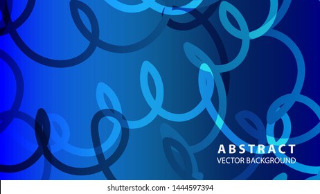 Abstract Colorful Curve Line Background with gradient color - vector