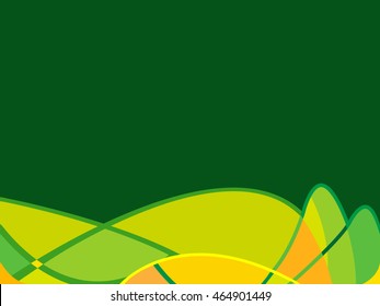 Abstract colorful curve vector with green background that can be used to be cover, CD, book design, website background , advertising. Summer olympic games 2016. RIO. Paralympic