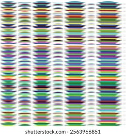 Abstract Colorful Curved Lines Pattern Background