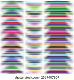 Abstract Colorful Curved Lines Pattern Design