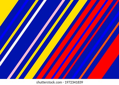 Abstract Colorful Daigonal Lines On Blue Stock Vector (Royalty Free ...