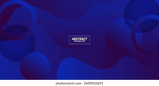 Abstract colorful dark blue background with liquid wave pattern. Trendy background concept. Vector Eps10