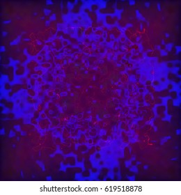 Abstract colorful dark decorative background. Vector illustration.