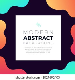 Abstract colorful dark gradient sign board background