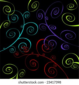 abstract colorful decorative background