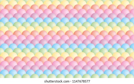 abstract colorful decorative round effect pattern design