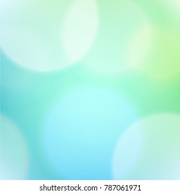 Abstract colorful defocused lights bokeh background. Vector illustration.