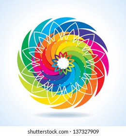 abstract colorful design