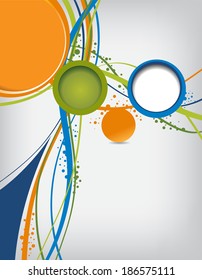 Abstract colorful design
