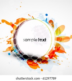 Abstract colorful design