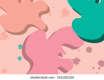 Abstract colorful design background. Liquid geometric for banner, background,poster, wallpaper, and various purpose