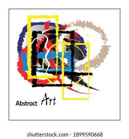 Abstract colorful design for cover or tshirt background 