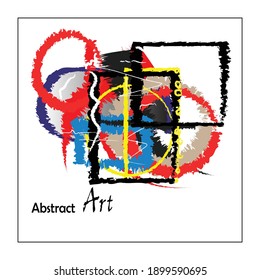 Abstract colorful design for cover or tshirt background 