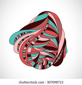 Abstract colorful design element.