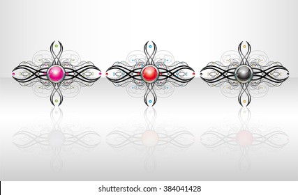 Abstract colorful design elements.