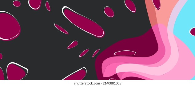 abstract colorful design vector background. banner design