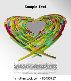 Abstract colorful designed vector background