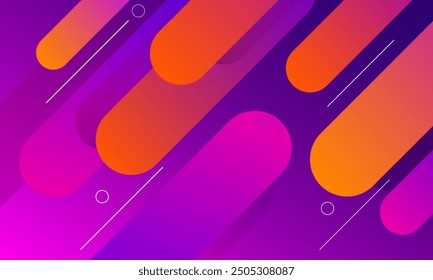 Abstract colorful diagonal background design. Dynamic shapes composition. Eps10 vector