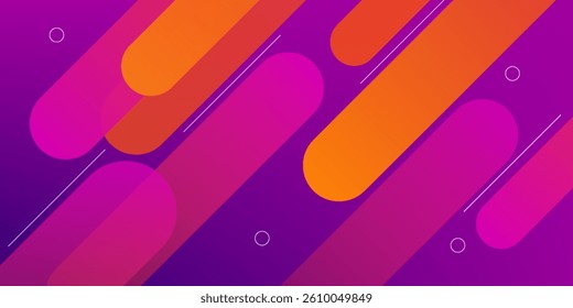 Abstract colorful diagonal background design. Dynamic shapes composition. Eps10 vector