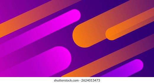 Projeto de fundo diagonal colorido abstrato. Composição de formas dinâmicas. Vetor Eps10