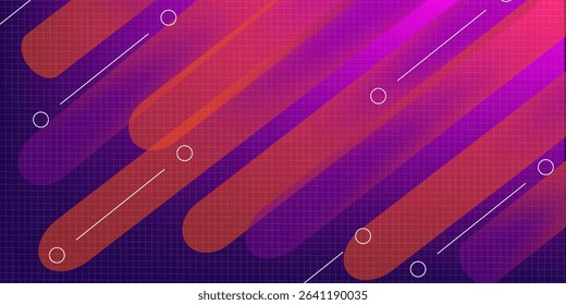 Abstract colorful diagonal background design. Dynamic shapes composition. Eps10 vector