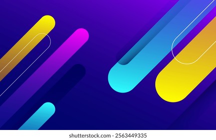 Abstract colorful diagonal background. Vector illustration
