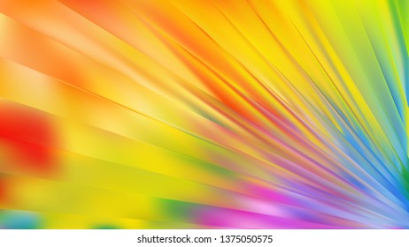 Abstract Colorful Diagonal Lines Background Vector Illustration