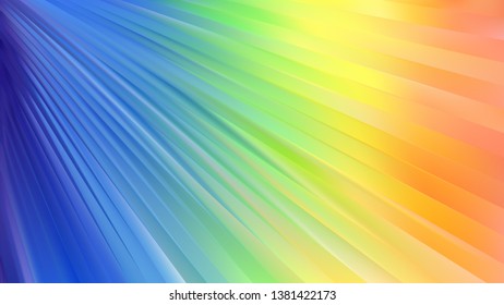 Abstract Colorful Diagonal Lines Background Vector Art