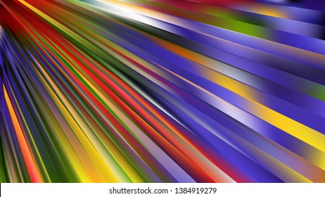 Abstract Colorful Diagonal Lines Background Vector Illustration