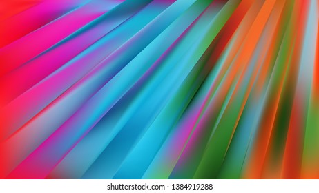Abstract Colorful Diagonal Lines Background Vector Image