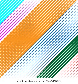 Abstract colorful Diagonal Striped Background . Vector parallel slanting, oblique lines texture